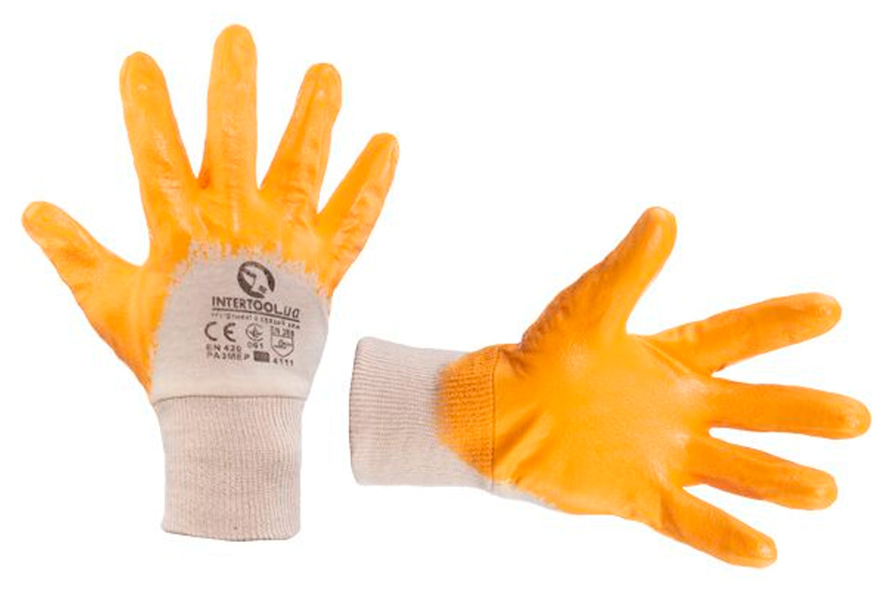 Перчатки Intertool - нитрил 9"