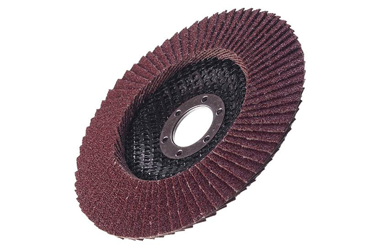 Круг лепестковый торцевой Intertool - 125 мм Р80