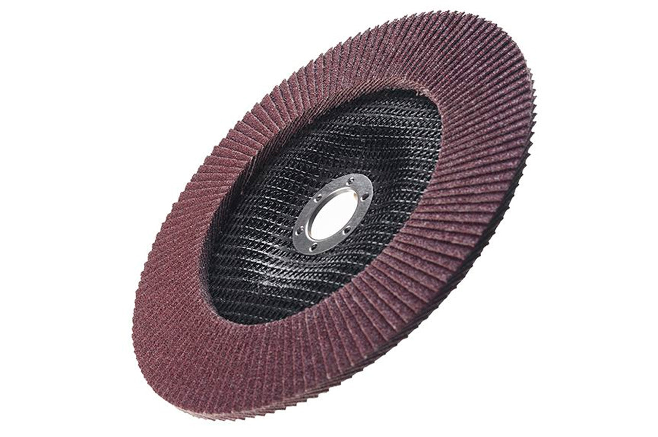 Круг лепестковый торцевой Intertool - 180 мм Р80