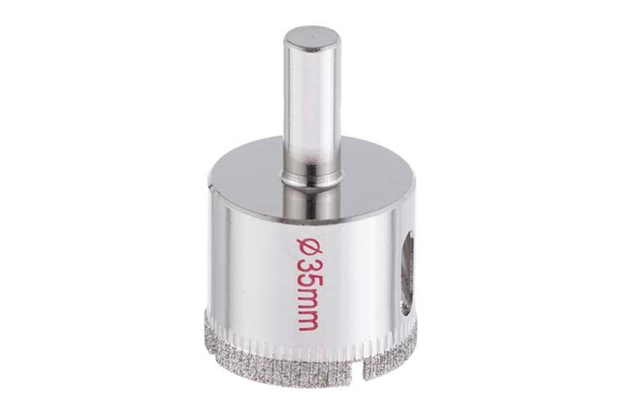 Сверло трубчатое по стеклу и керамике Intertool - 35 мм