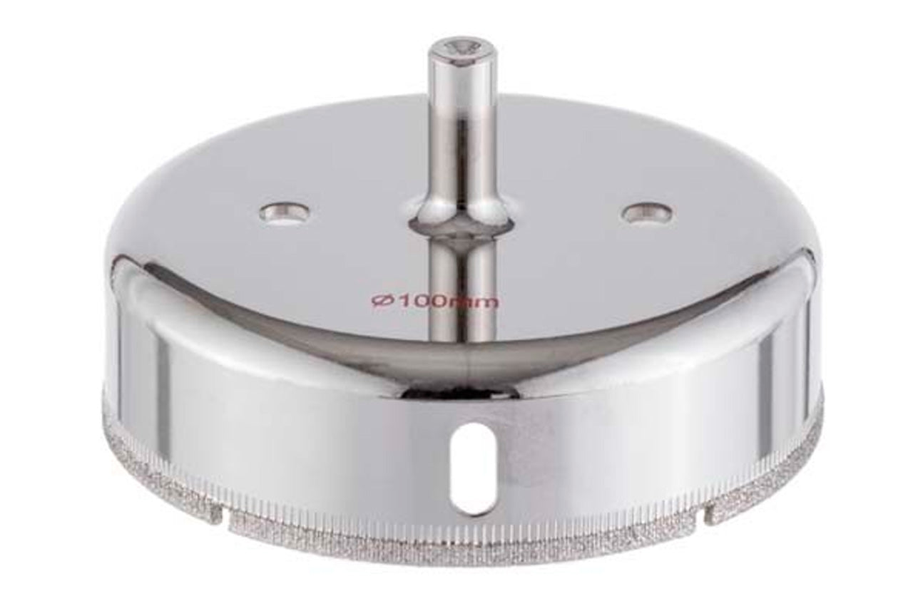 Сверло трубчатое по стеклу и керамике Intertool - 100 мм