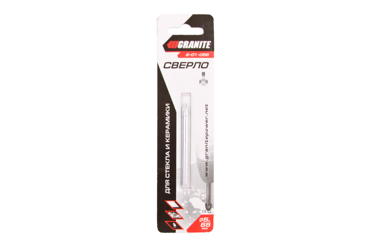 Сверло по стеклу и керамике Granite - 5 мм