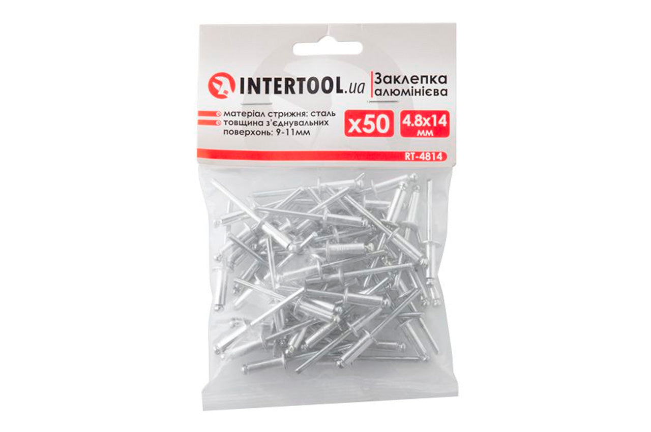 Заклепки Intertool - 4,8 х 14,0 мм (50 шт.)