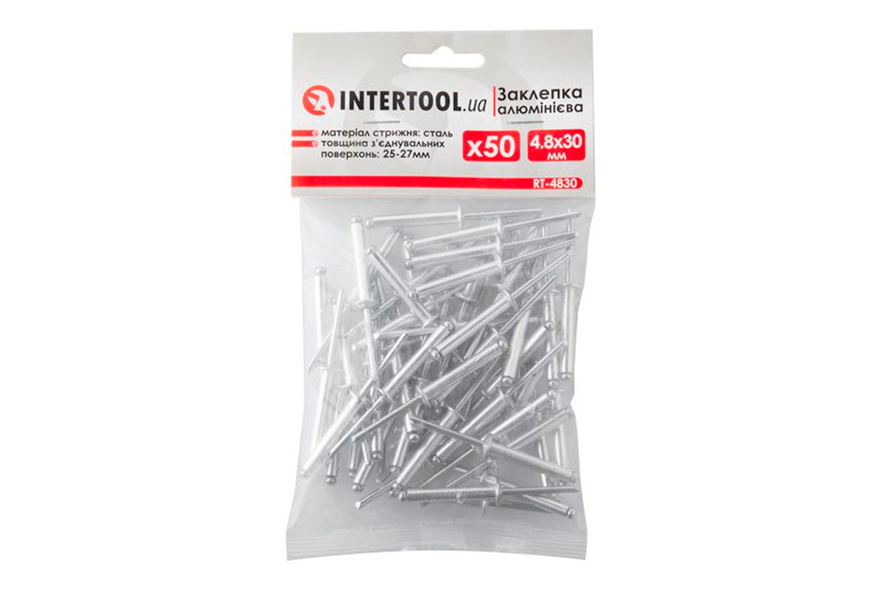 Заклепки Intertool - 4,8 х 30 мм (50 шт.)