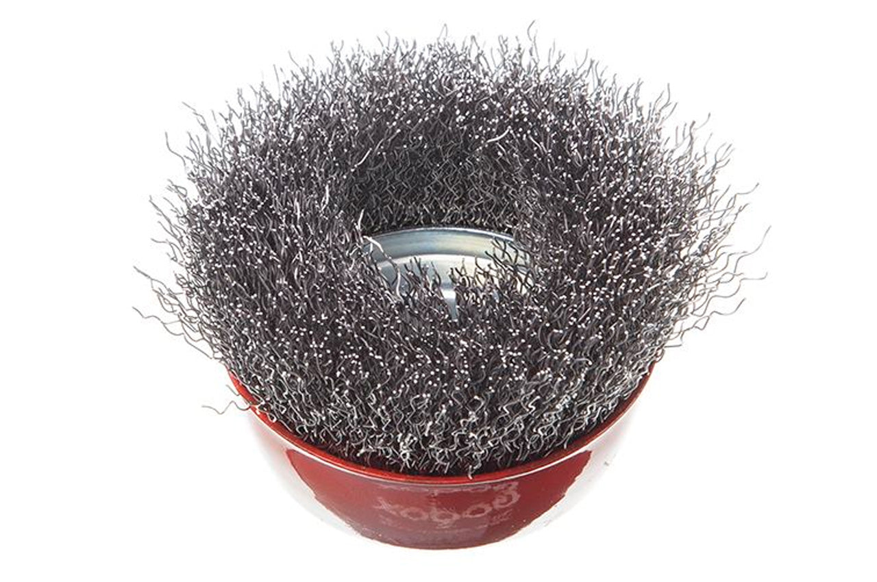 Щетка торцевая Intertool - 75 мм рифленая