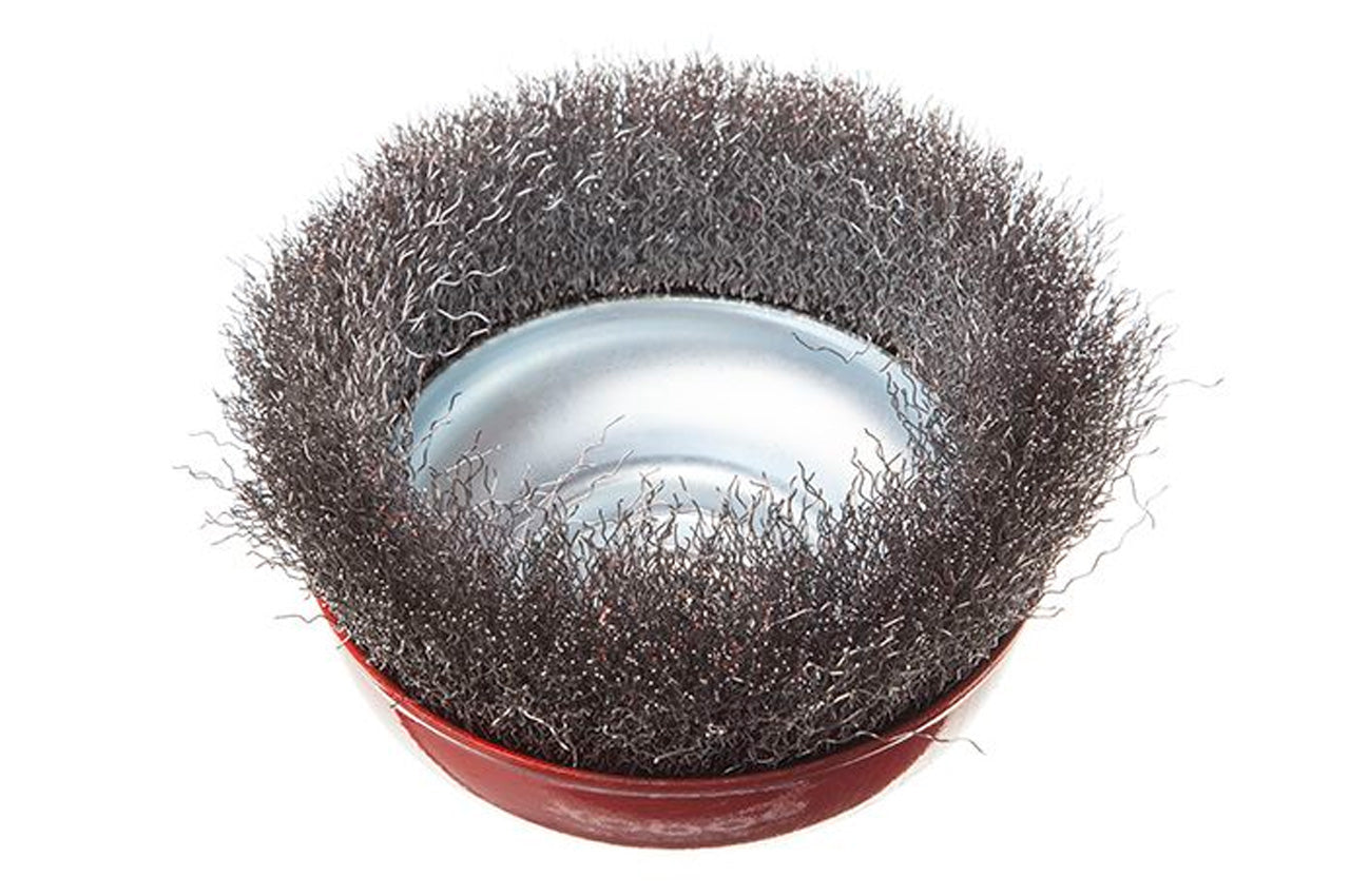 Щетка торцевая Intertool - 150 мм рифленая