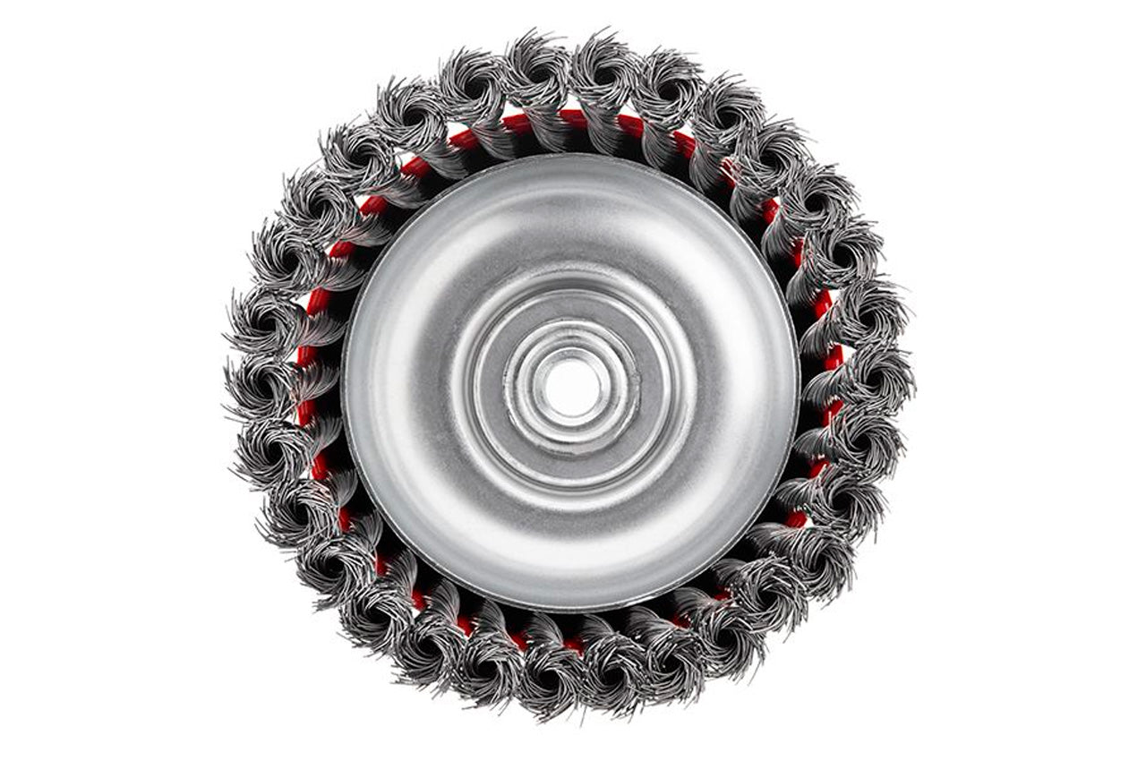 Щетка торцевая Intertool - 150 мм плетеная