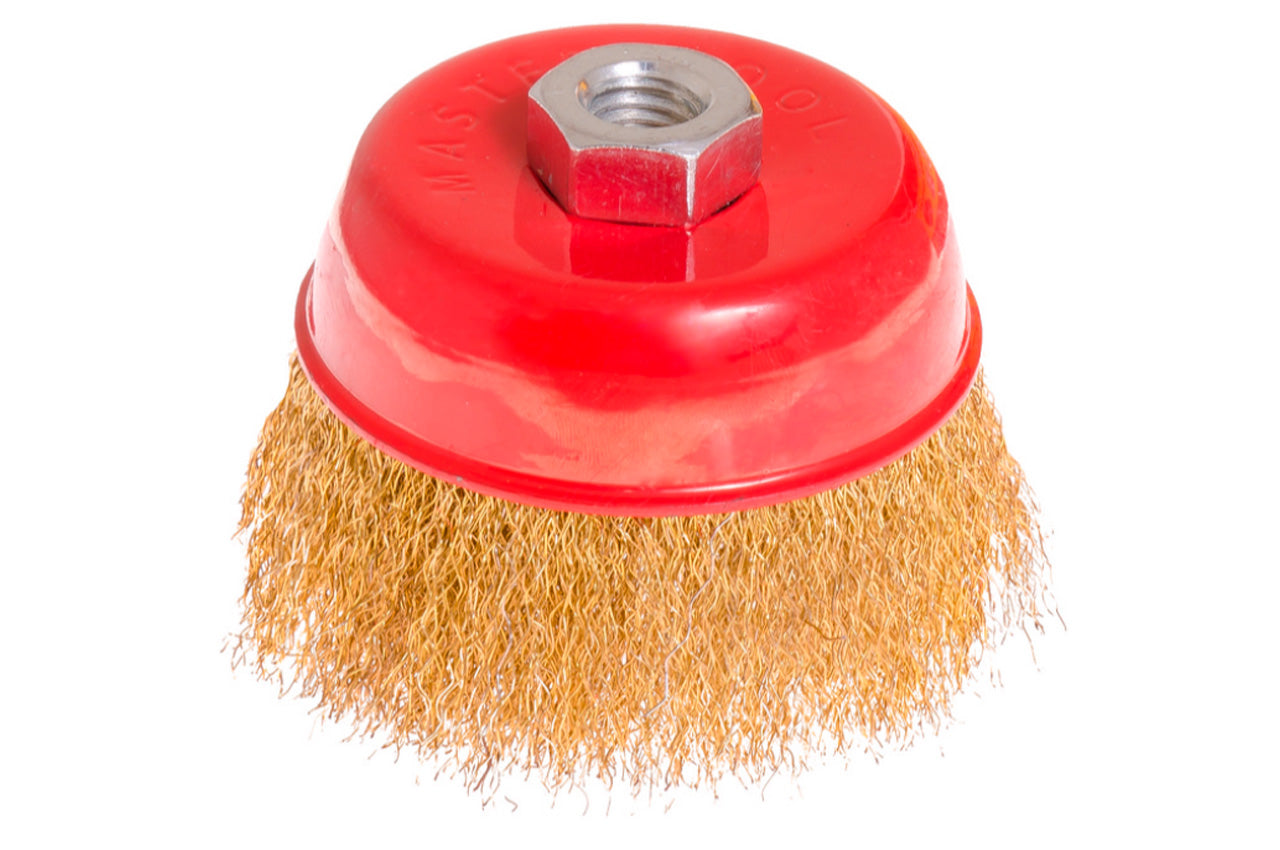 Щетка торцевая Mastertool - 100 мм рифленая