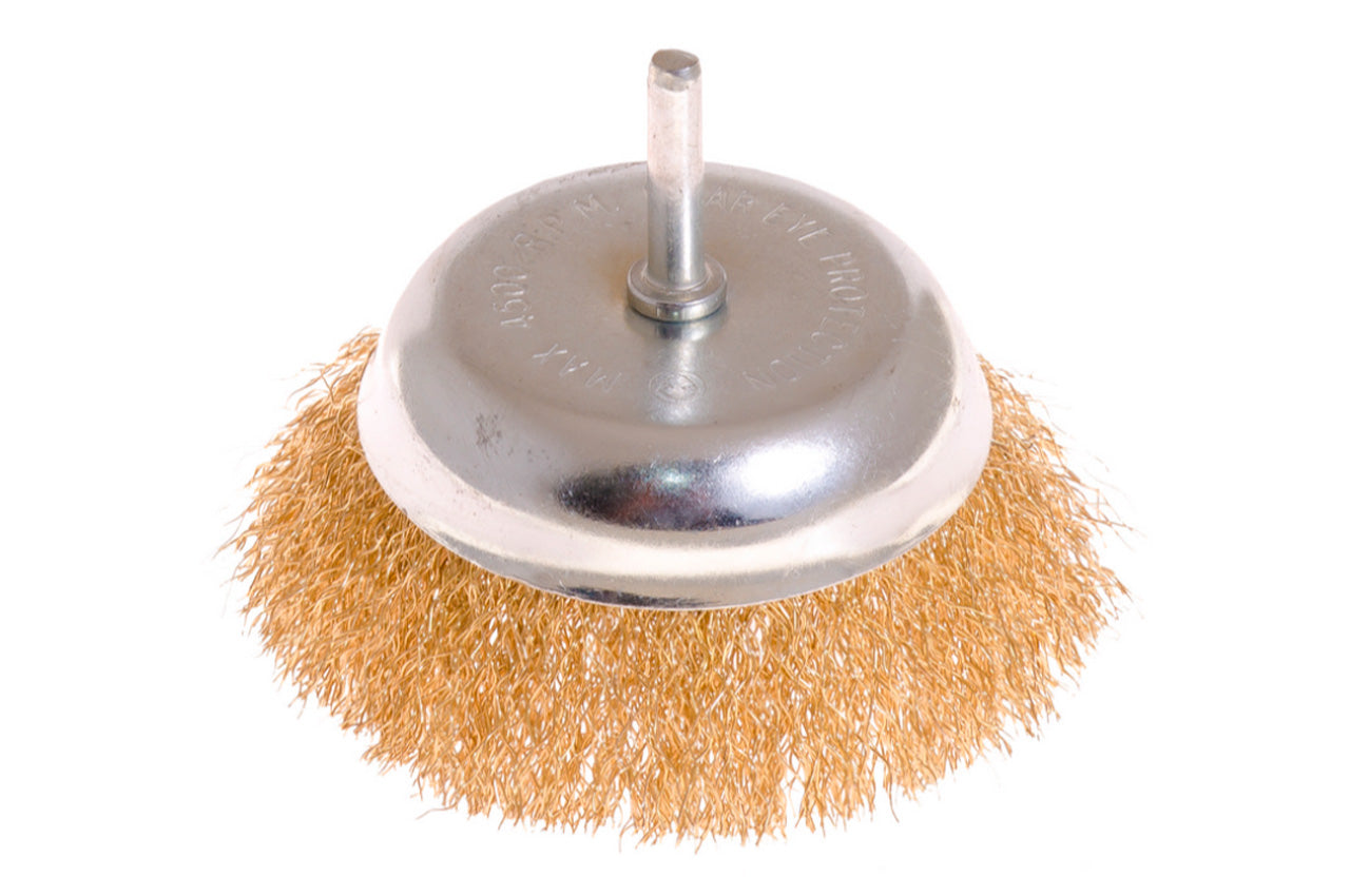 Щетка торцевая на дрель Mastertool - 100 мм рифленая