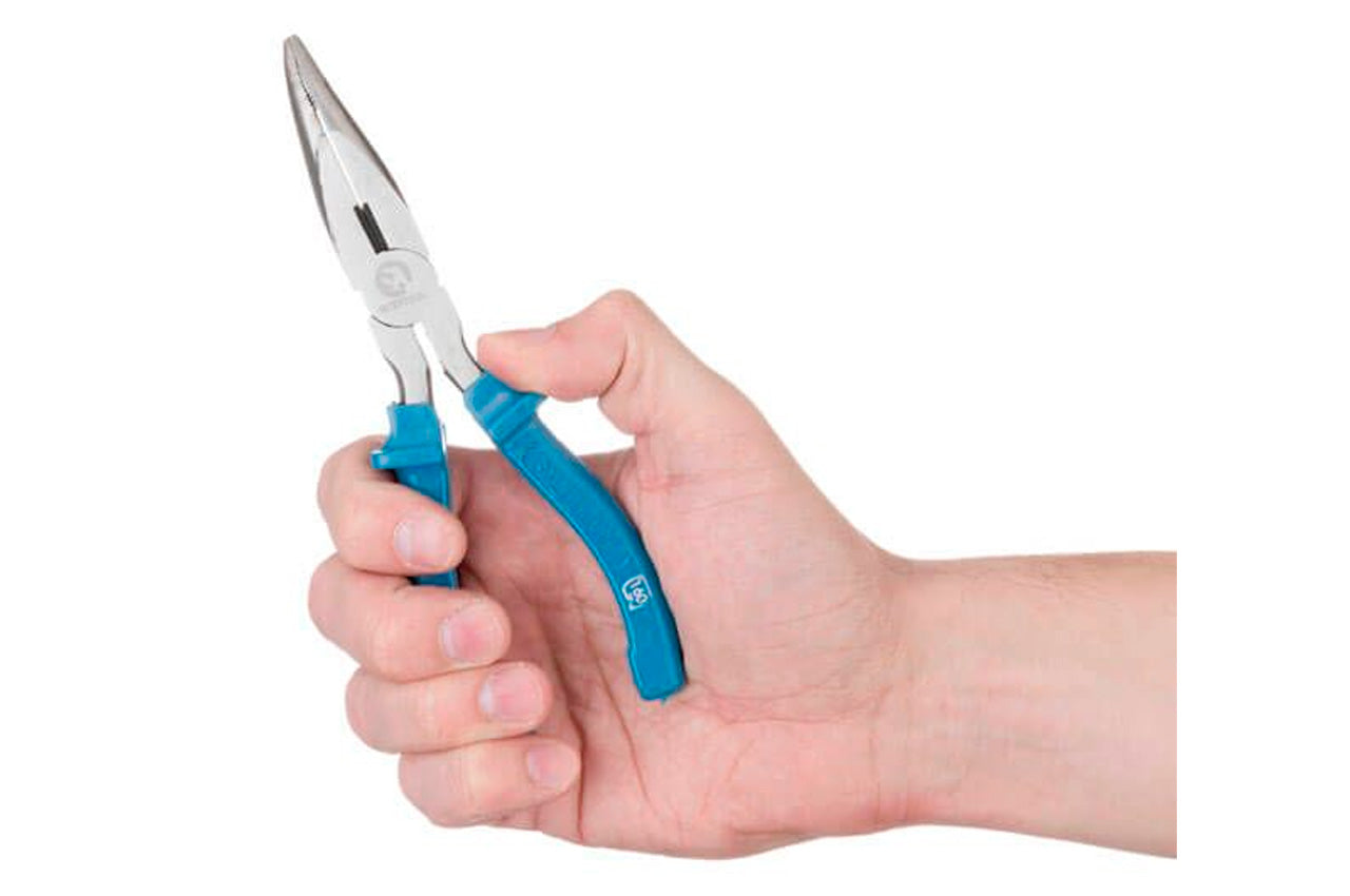 Щипцы удлиненные изогнутые Intertool - 180 мм American type