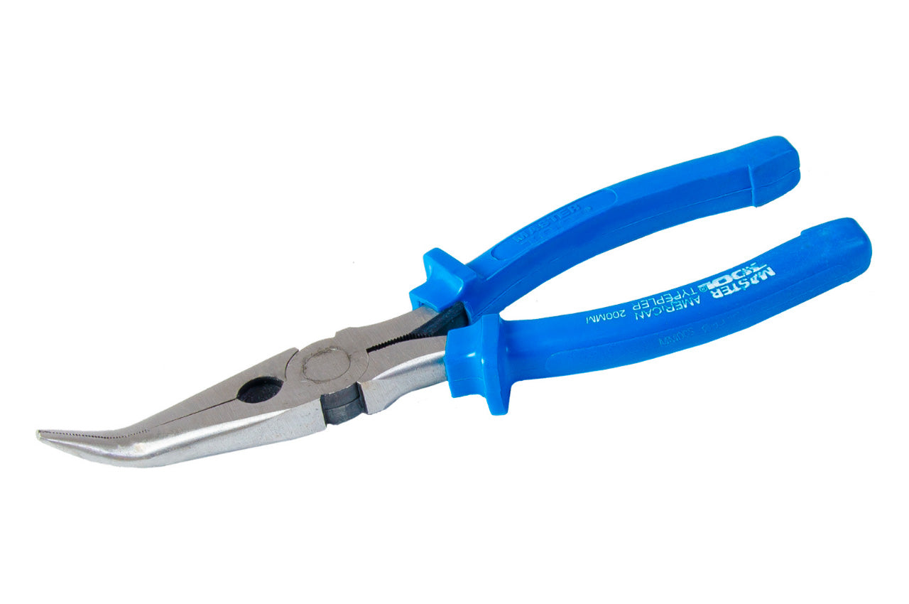 Щипцы удлиненные изогнутые Mastertool - 200 мм American type