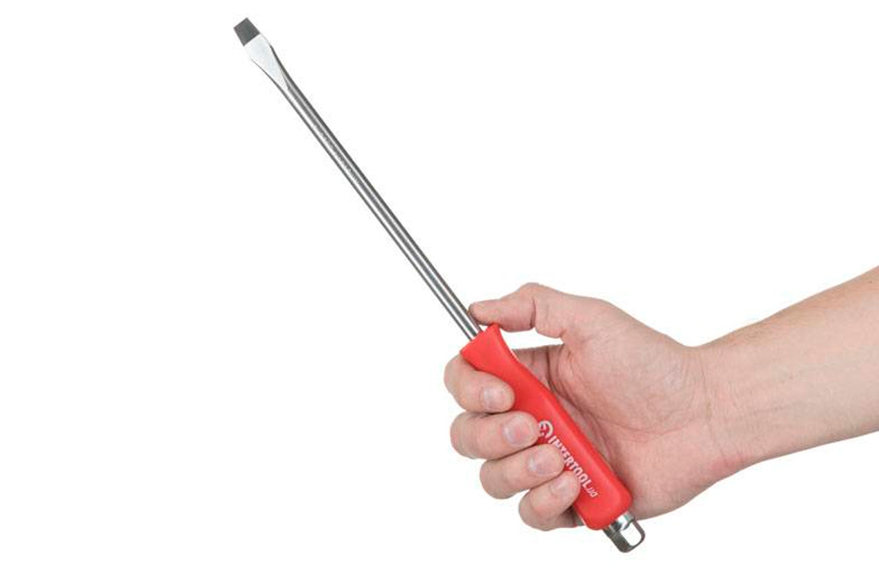 Отвертка Intertool - шлицевая ударная SL9 х 200 мм
