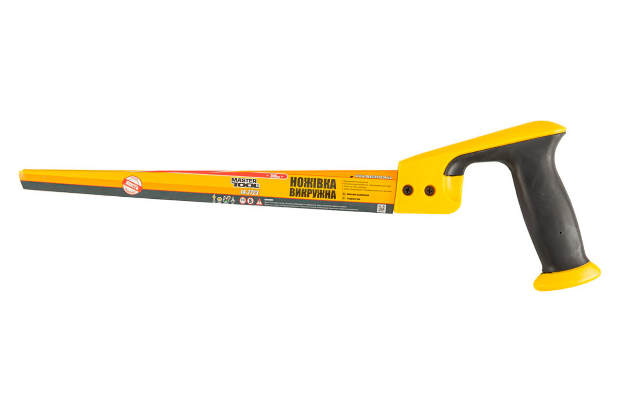 Ножовка по дереву выкружная Mastertool - 300 мм 8T х 1", тройная заточка