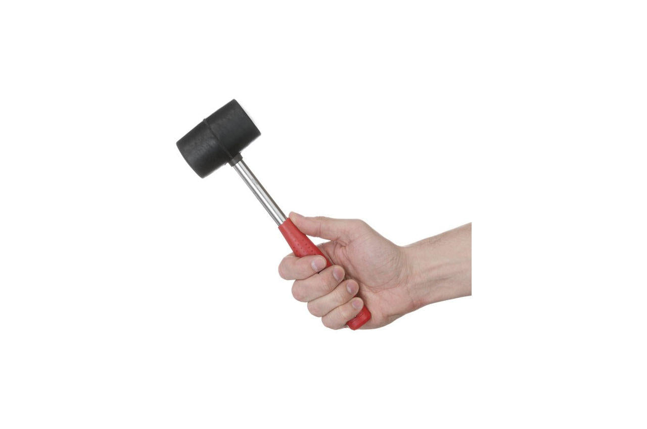 Киянка Intertool - 340 г х 55 мм черная, ручка металл