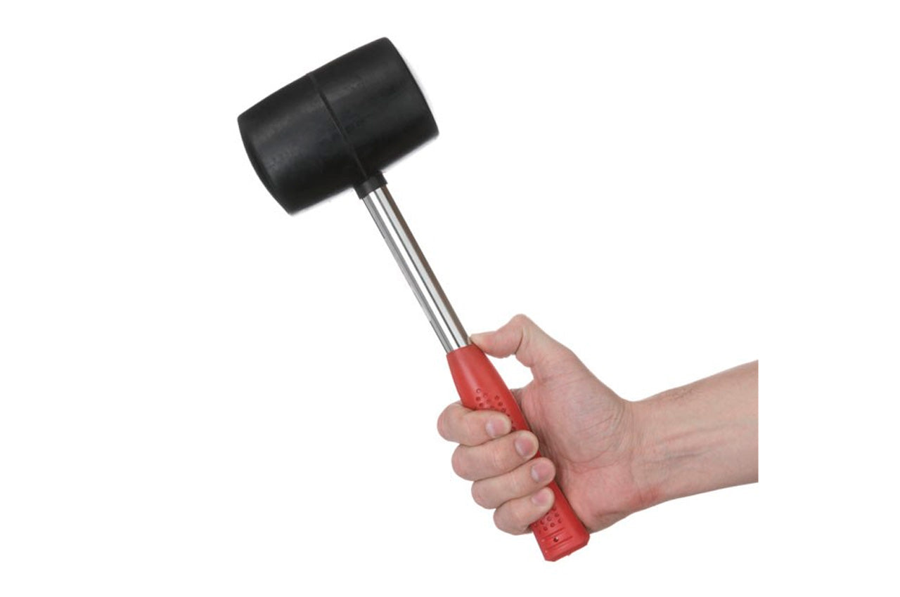 Киянка Intertool - 900 г х 90 мм черная, ручка металл