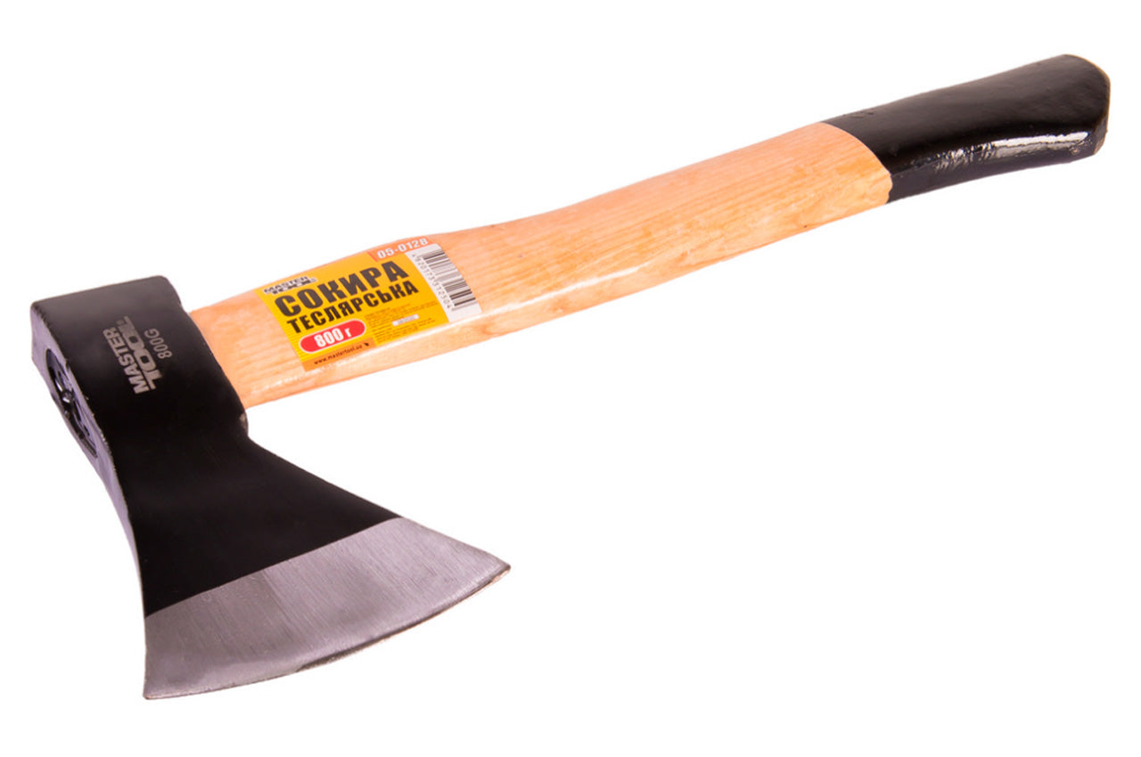 Топор Mastertool - 800 г ручка деревянная