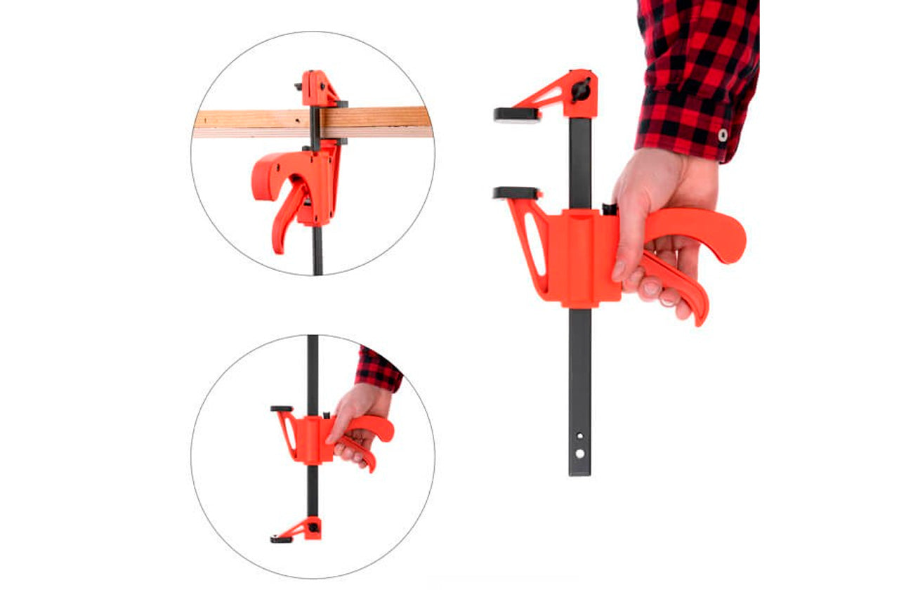 Струбцина автомат Intertool - 150 х 60 мм