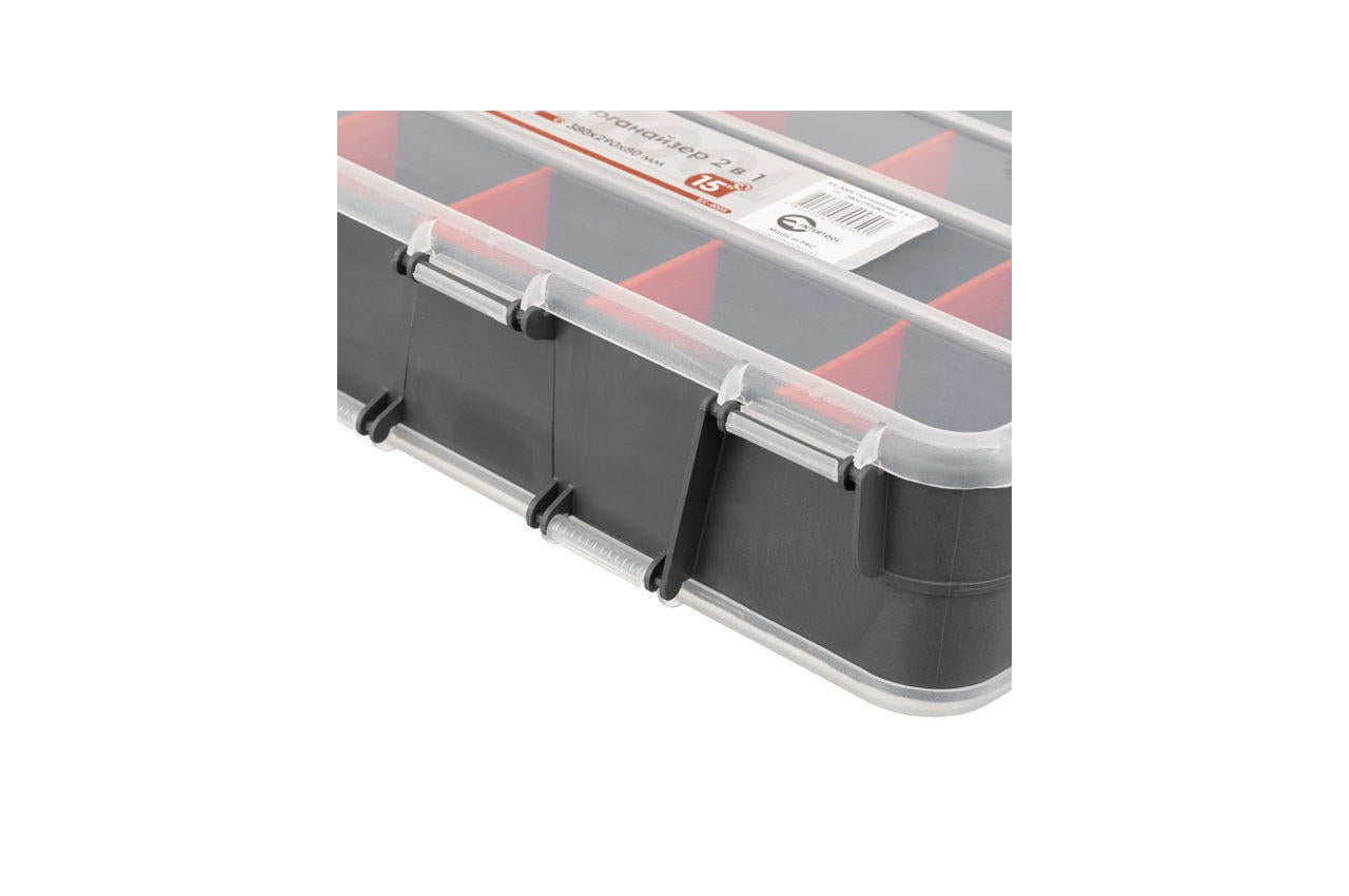 Органайзер Intertool - 15" 2-в-1 380 х 290 х 80 мм