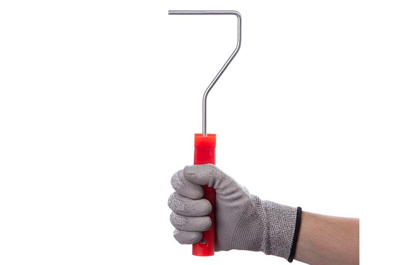 Ручка для валика Intertool - 100 х 6 мм хром