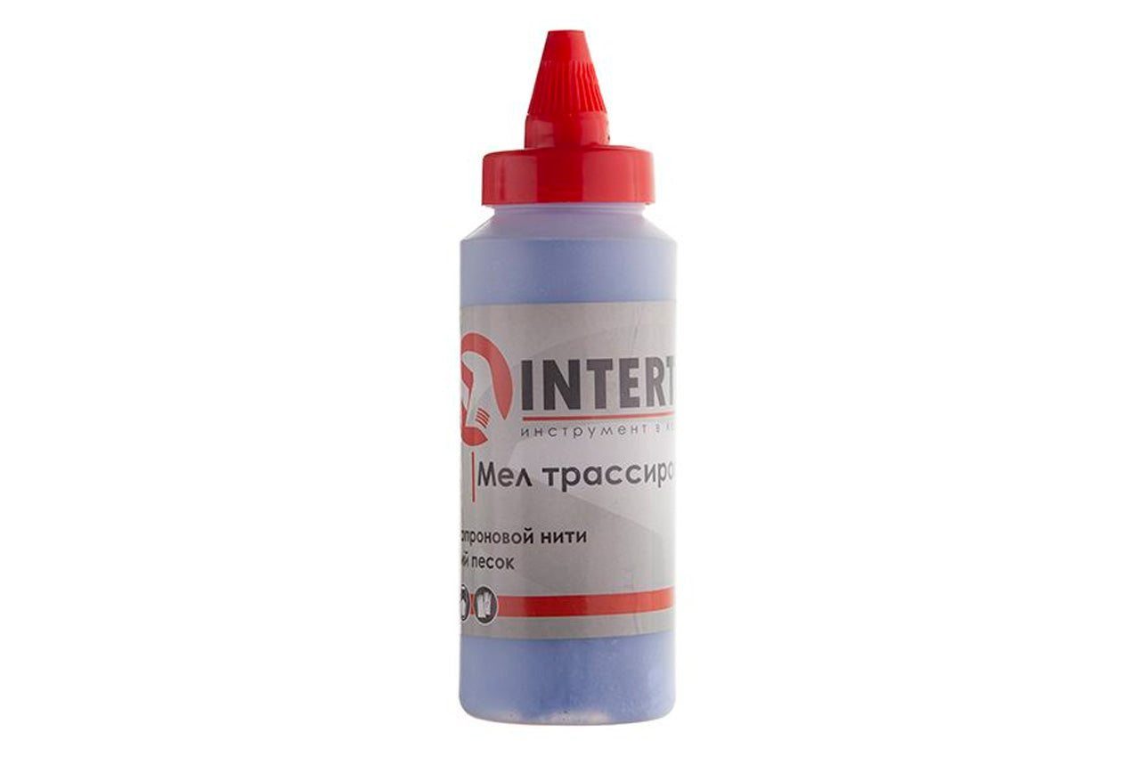 Мел трассировочный Intertool - 115 г синий