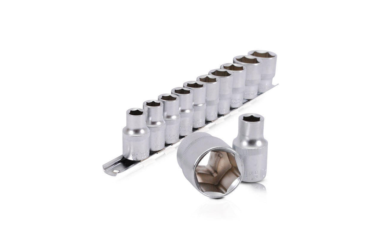 Набор головок шестигранных 1/2" Intertool - 10 шт. (10-24 мм)