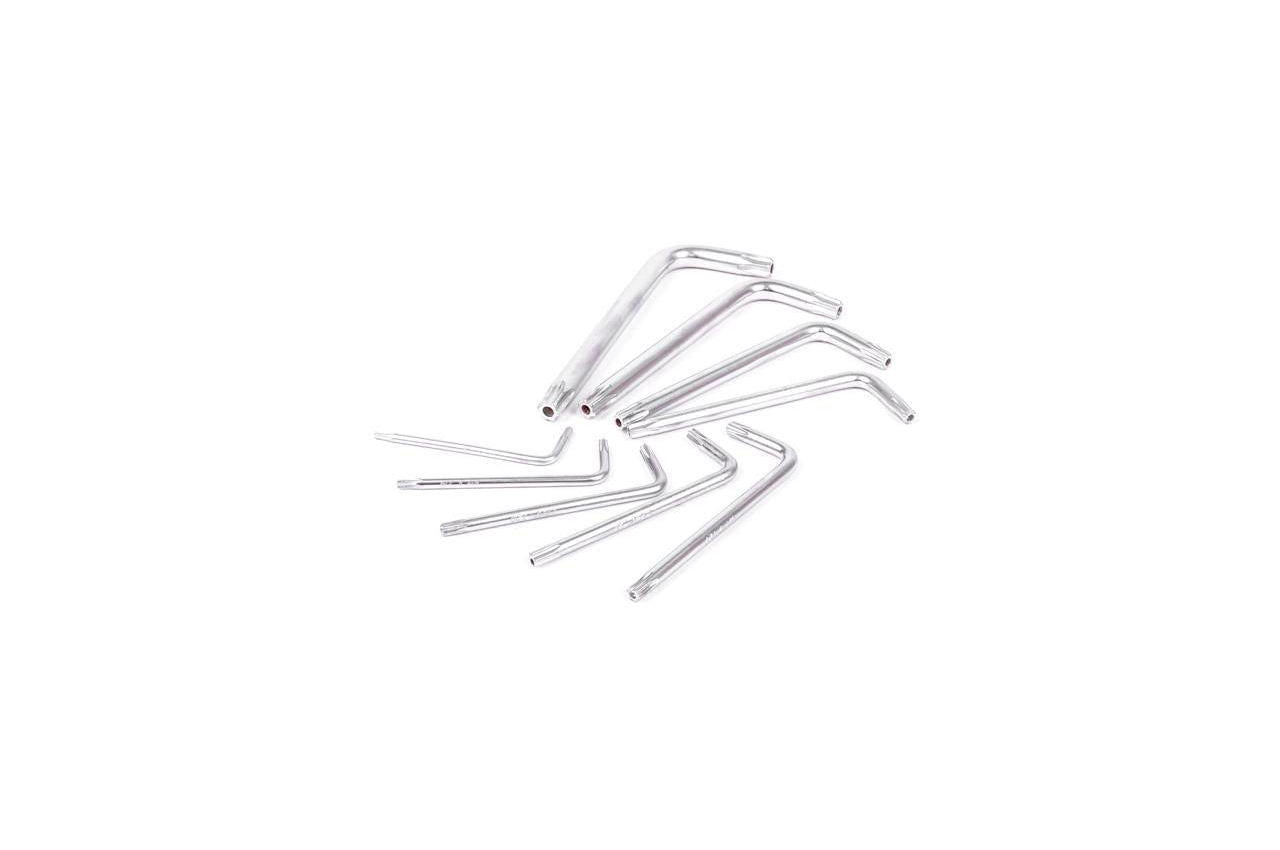 Набор Torx ключей Intertool - 9 шт., с отверстием