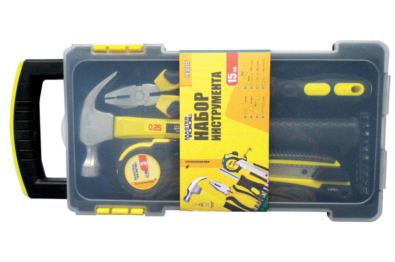 Набор инструмента Mastertool - 15 ед.