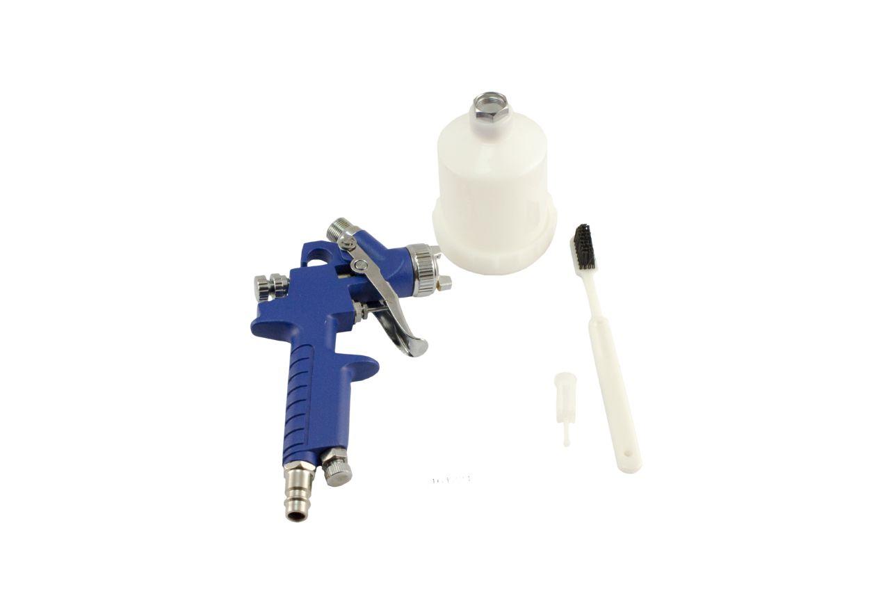 Пневмопистолет лакокрасочный Mastertool - верхний бак 100 мл d=0,8 мм