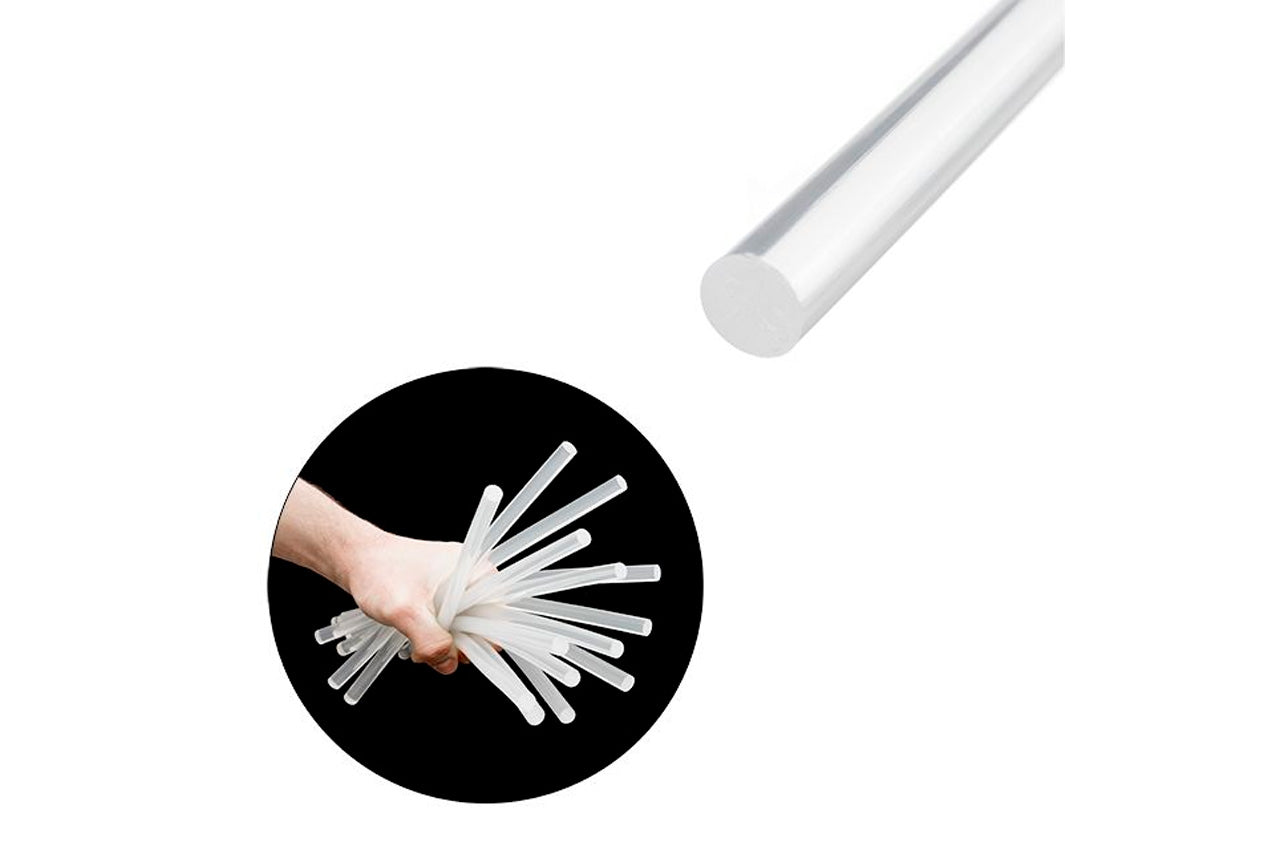 Клеевые стержни Intertool - 11,2 х 300 мм прозрачные (1 кг)