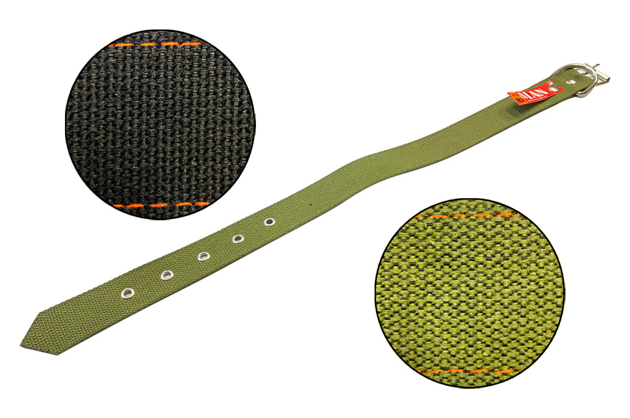 Ошейник брезентовый Alan - 35 мм х 0,64 м