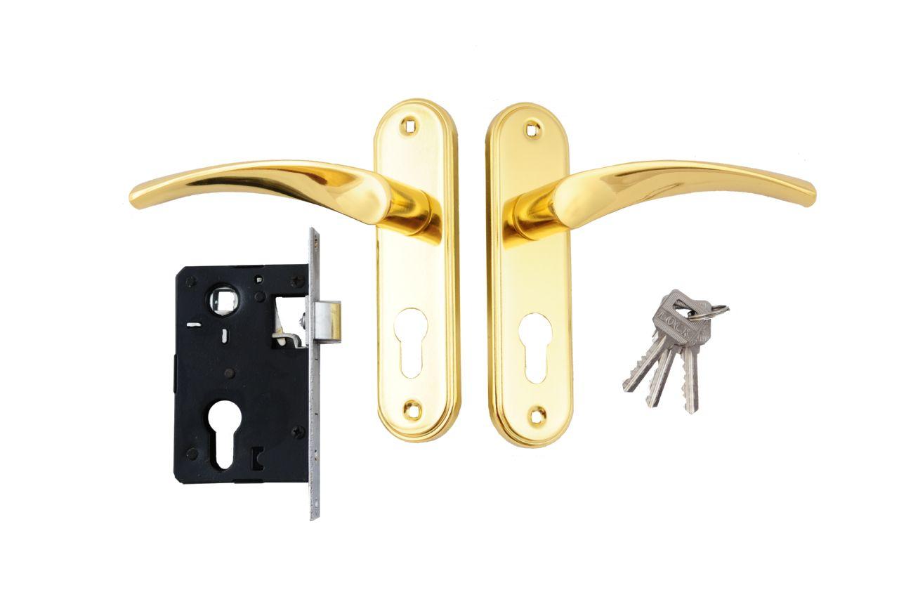 Ручка на планці із корпусом FZB - ЕТ-71157 РВ (золото)