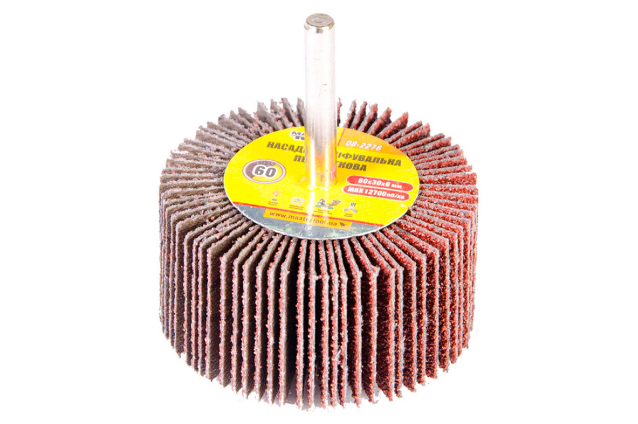 Круг лепестковый в оправке Mastertool - 60 х 30 мм Р60