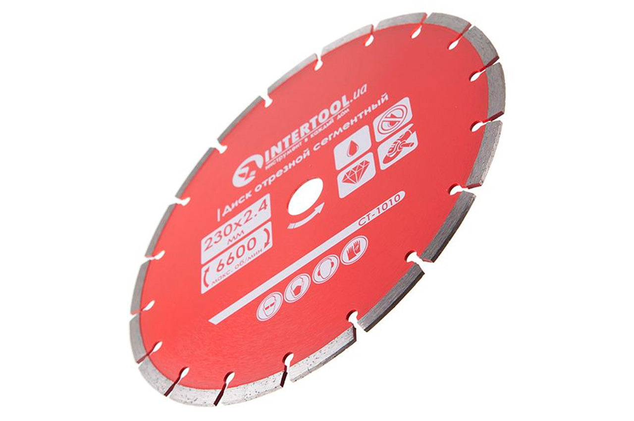 Диск алмазный Intertool - 230 мм сегмент Pro