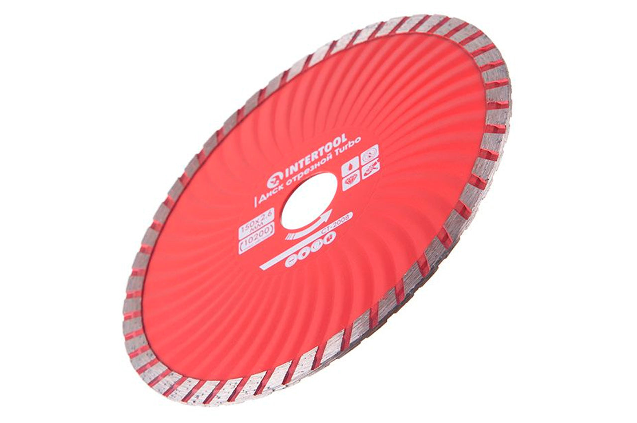 Диск алмазный Intertool - 150 мм турбоволна Pro