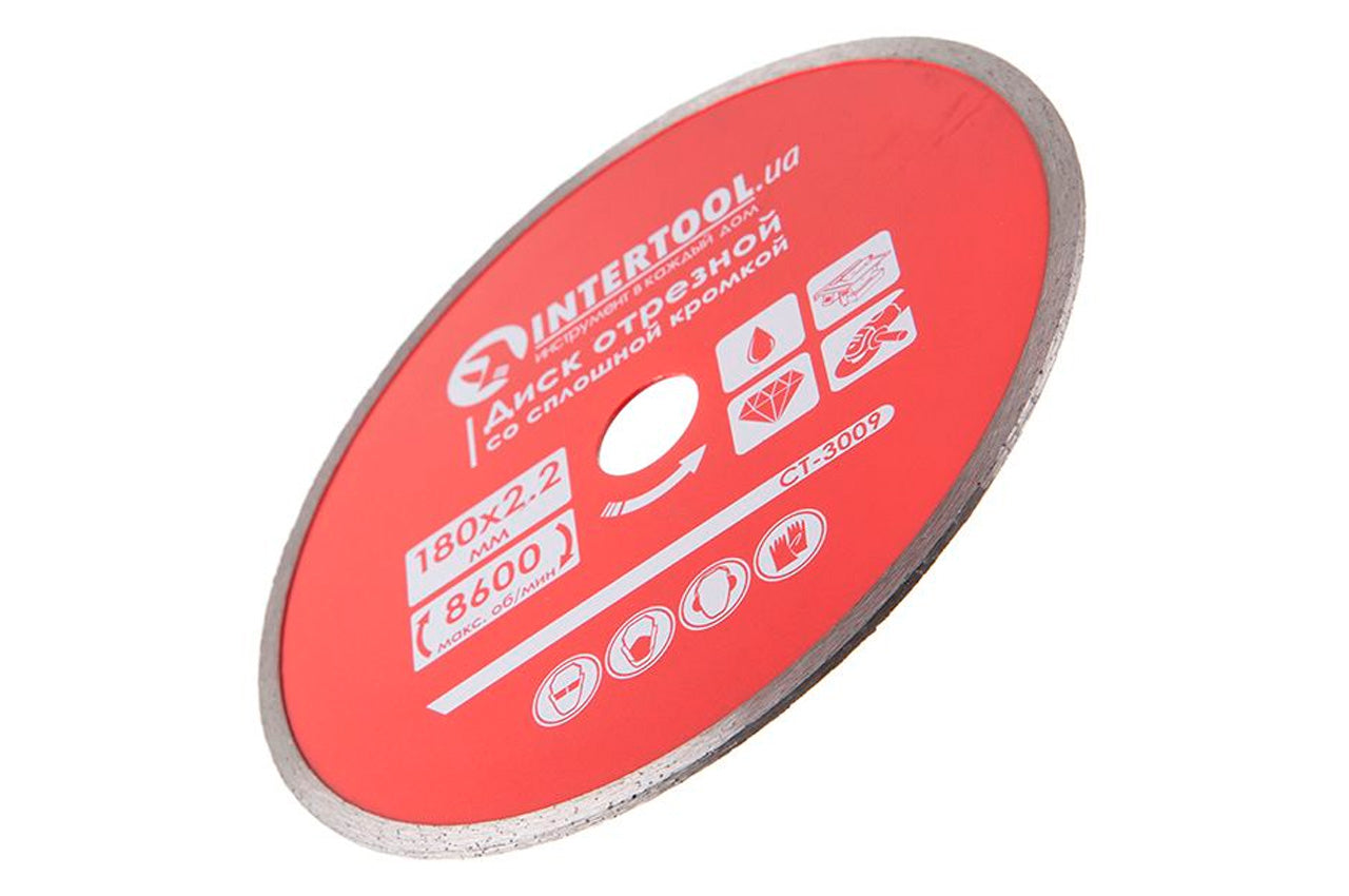 Диск алмазный Intertool - 180 мм плитка Pro