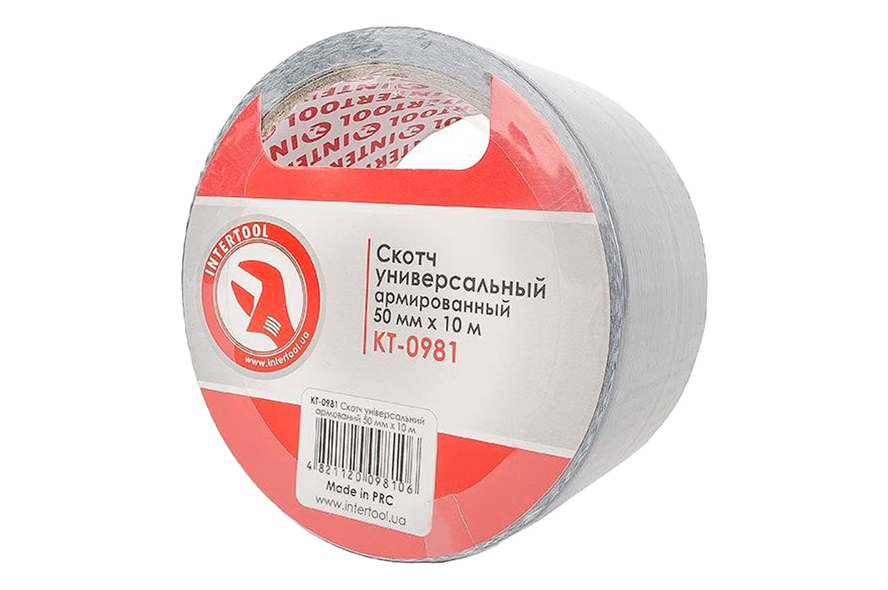 Скотч армированный Intertool - 50 мм х 10 м