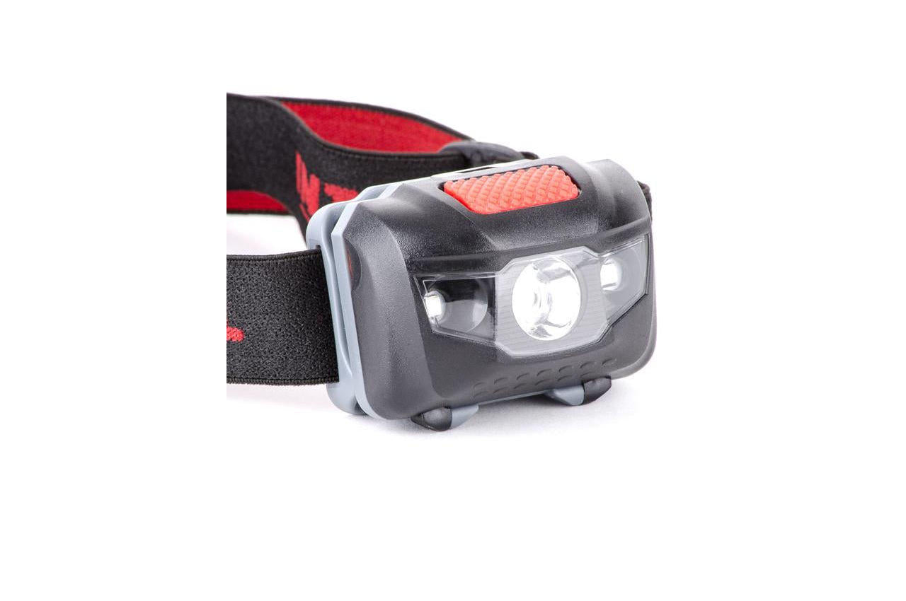 Фонарь налобный Intertool - 1 LED + 2 LED х 1 Вт