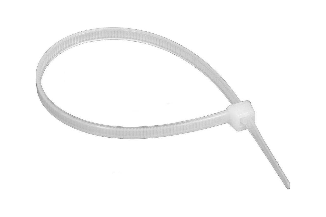 Хомут пластиковий Apro - 2,5 х 200 мм білий (100 шт.)