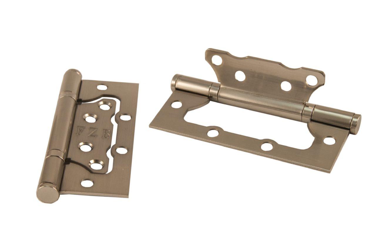 Петля ковбой FZB - 100 x 63 мм SN (сатин) (2 шт.)