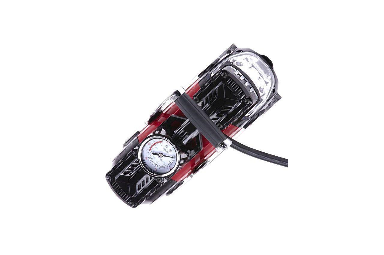 Автомобільний мінікомпресор Intertool - 12В x 7 bar x 40 л/хв, двопоршневий