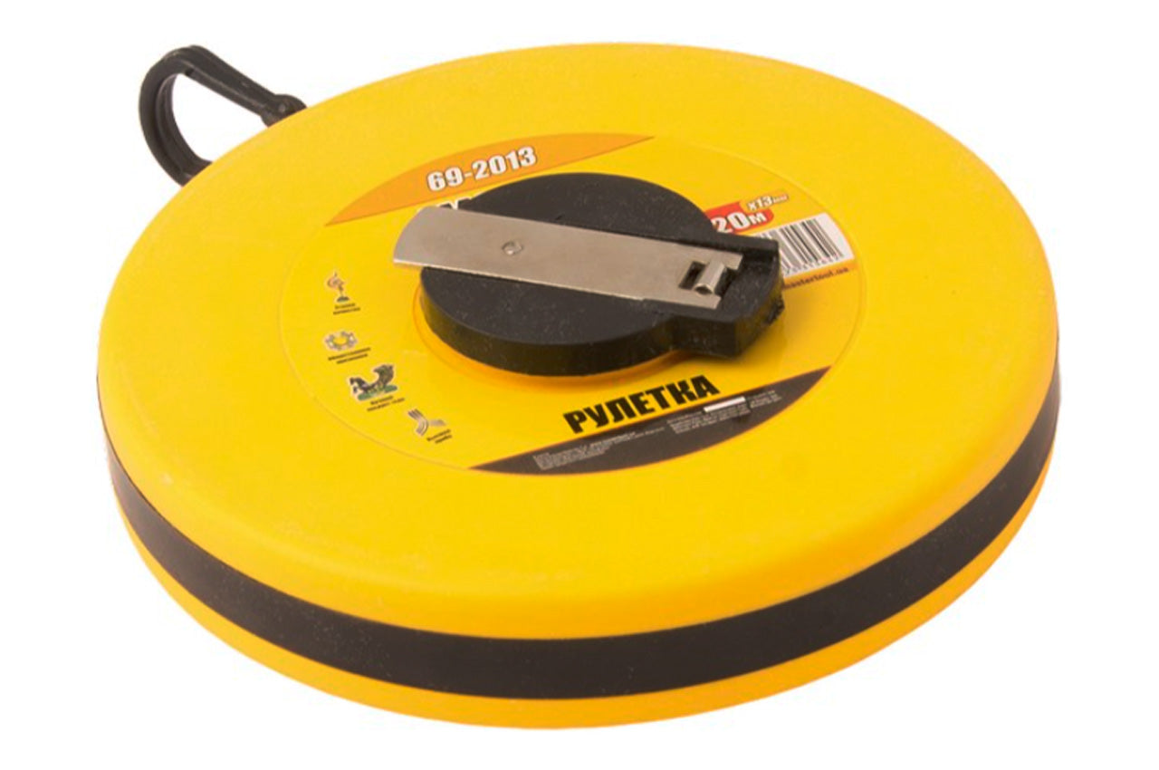 Рулетка Mastertool – 20 м x 13 мм бобіна скловолокно