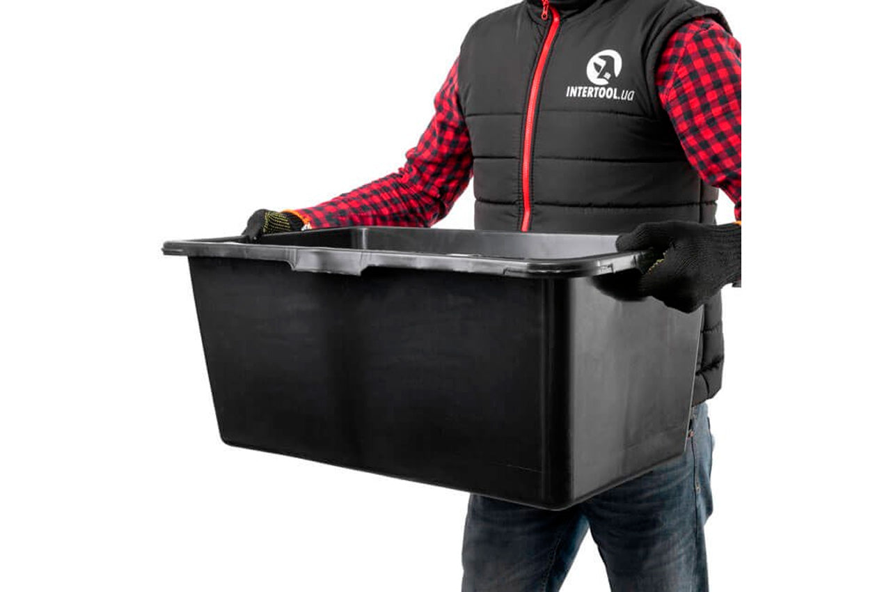 Таз будівельний Intertool - 65 л прямокутний