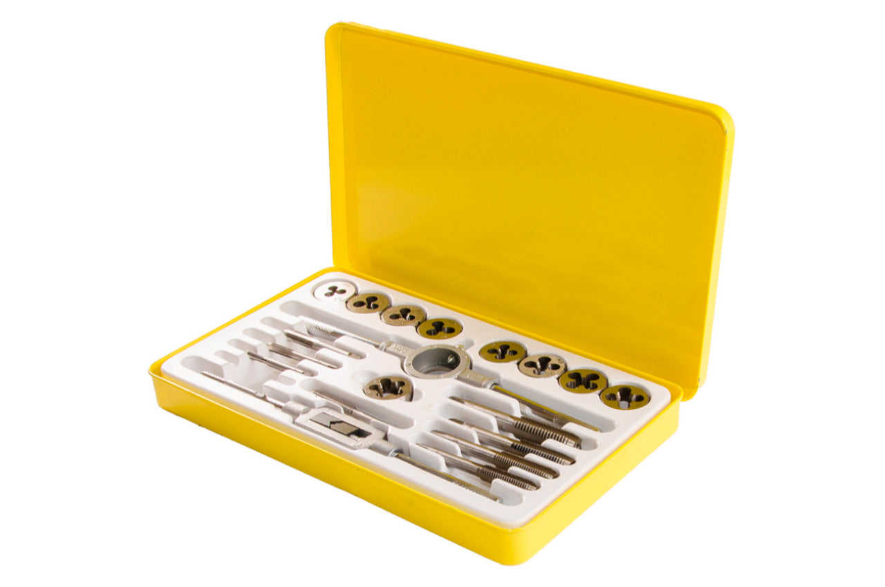 Набір мітчиків та плашок Mastertool - 20 од. PROF