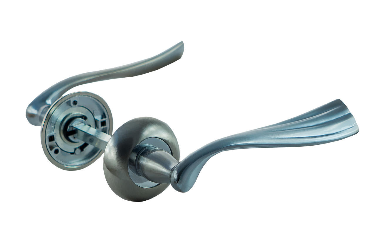 Ручка на розетке FZB - Sofia 15-131 SN/CP