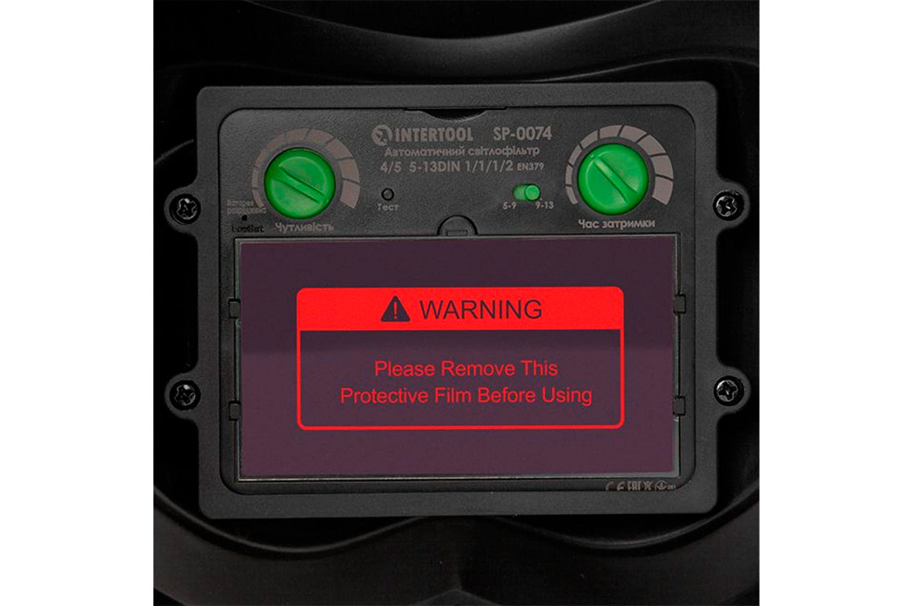 Маска сварочная Intertool - хамелеон 0064