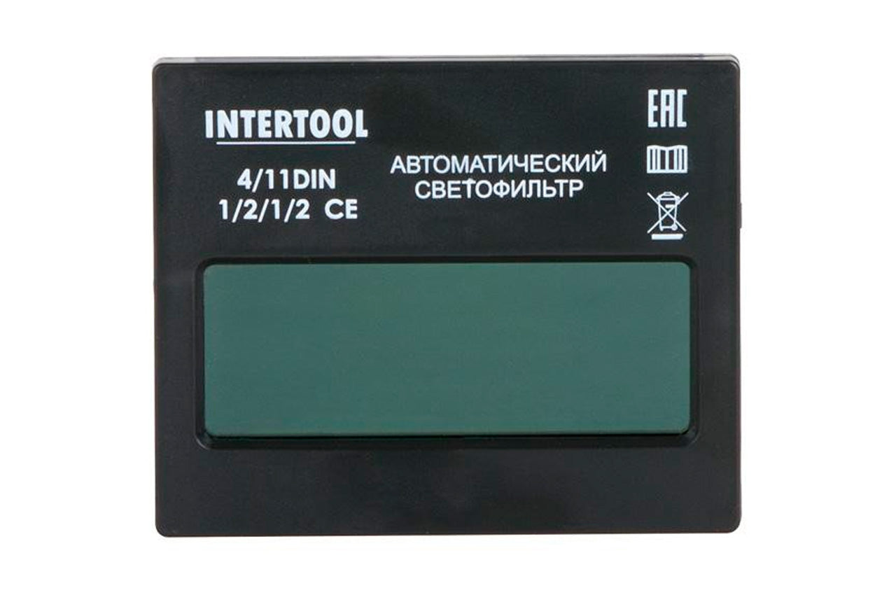 Светофильтр к маске хамелеон Intertool - 92 x 34 мм автомат