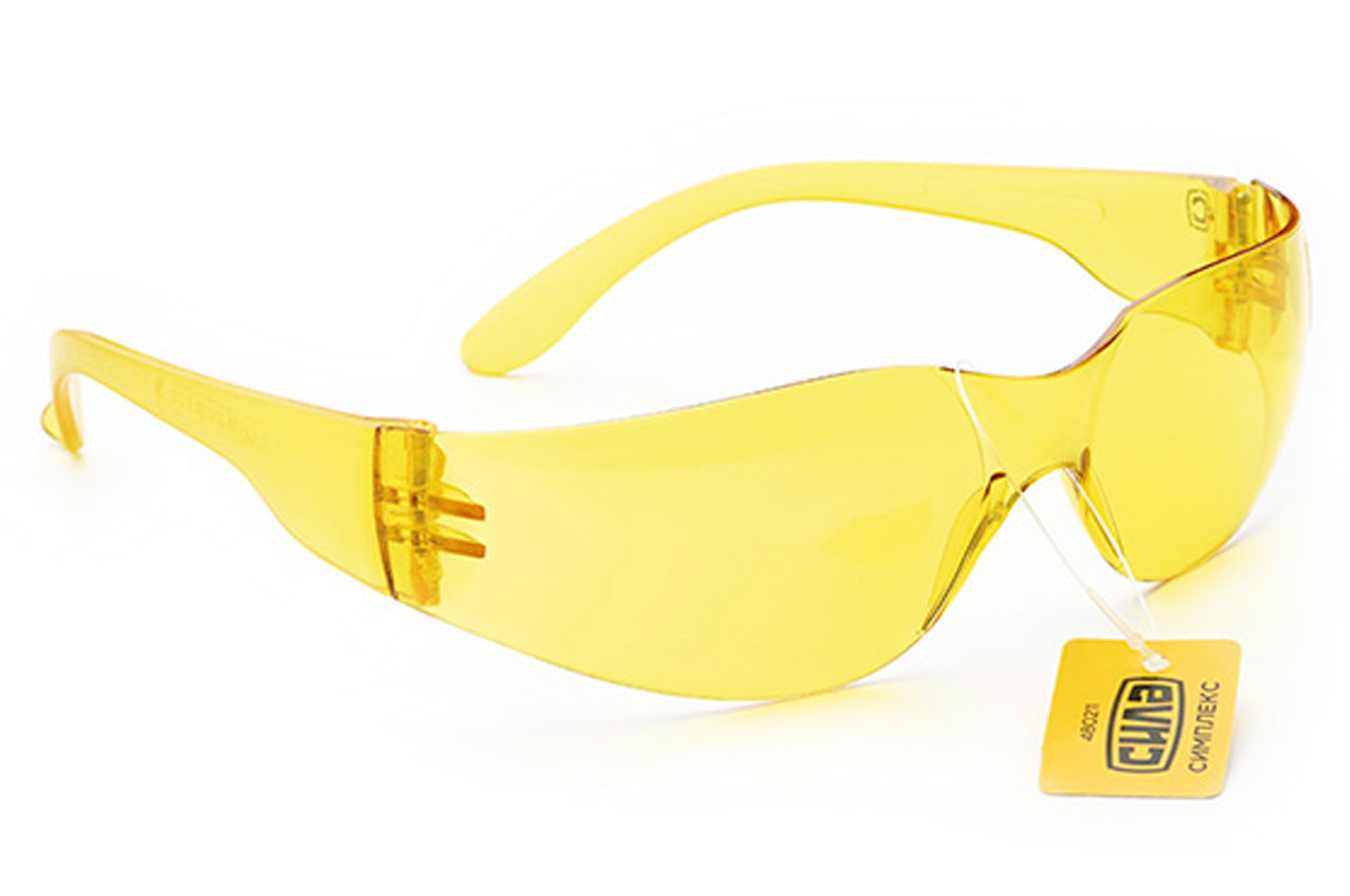 Очки защитные Сила - симплекс желтые