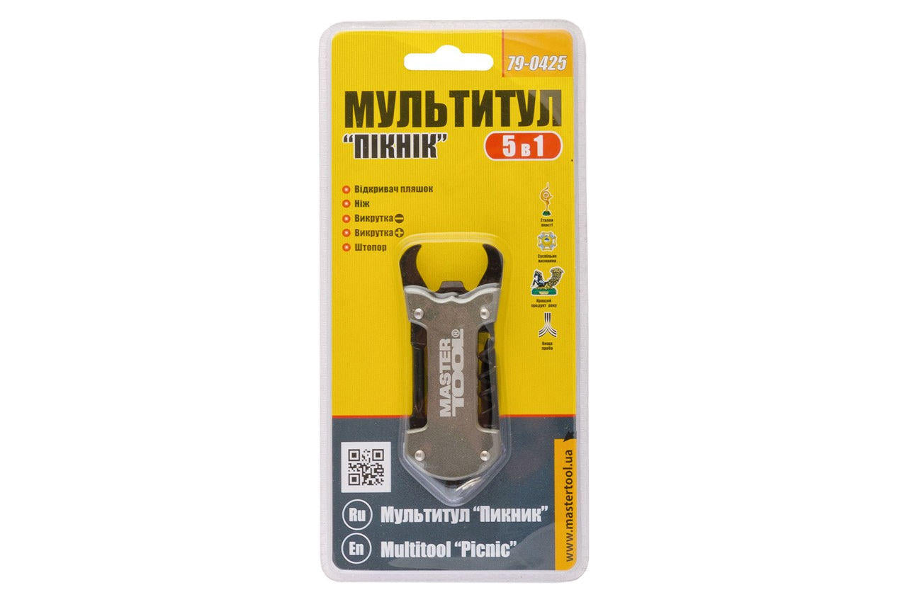Мультитул Mastertool - 5-в-1 пікнік