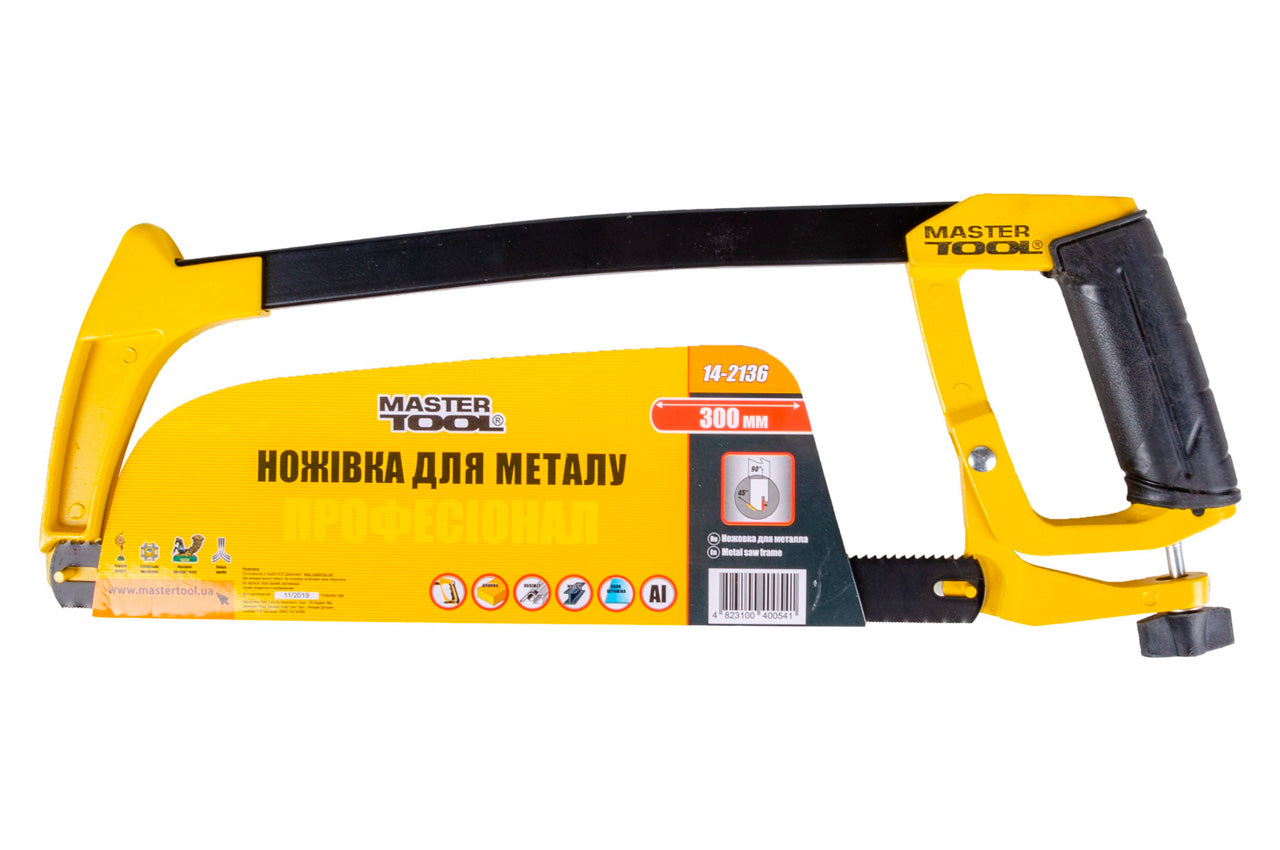 Ножовка по металлу Mastertool - 300 мм алюминиевая ручка