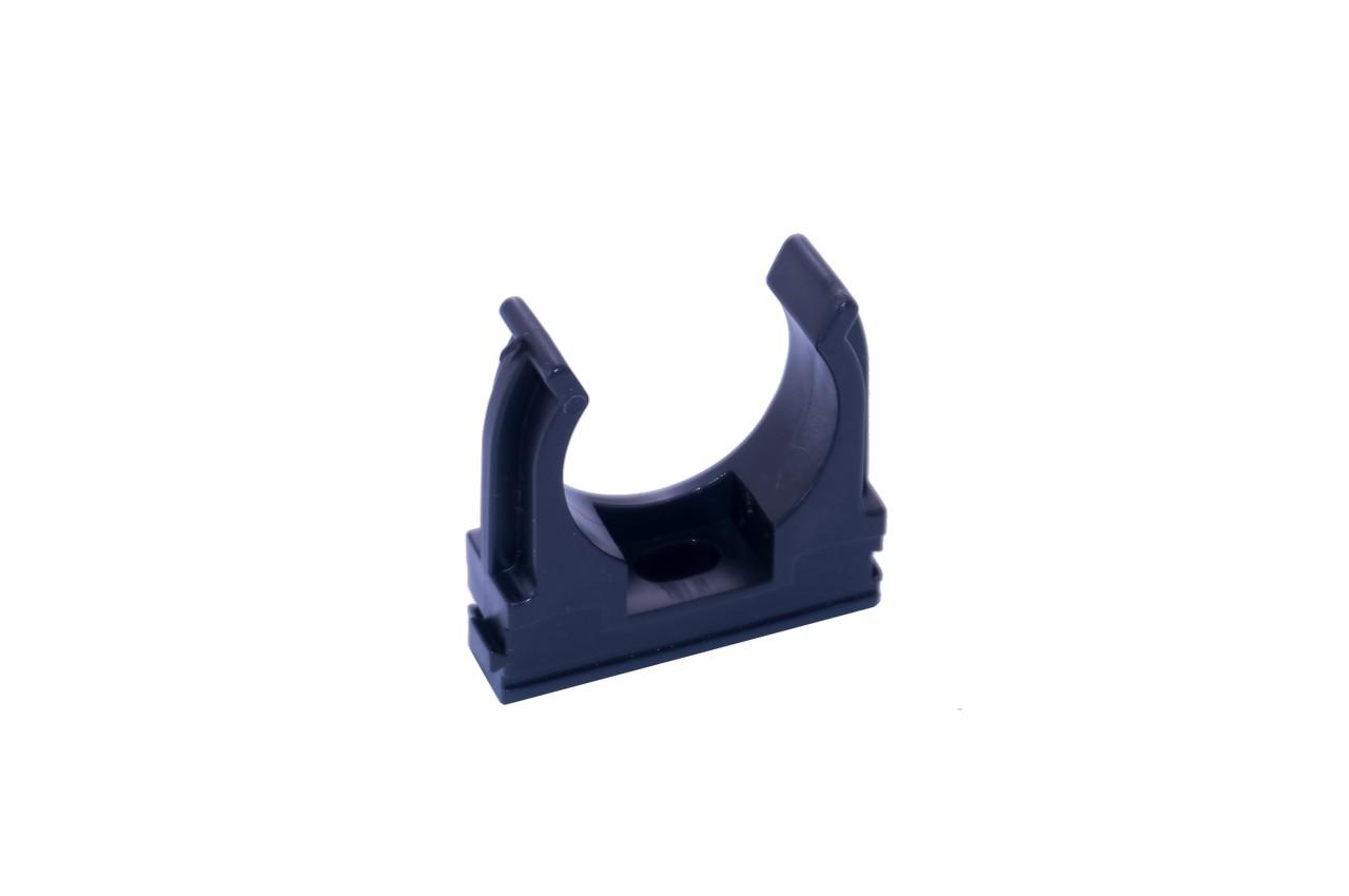 Клипса для гофры Apro - 32 мм черная (50 шт.)